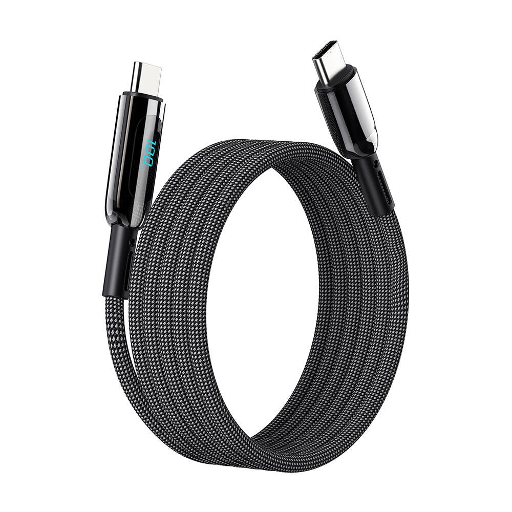 Wiwu Wi-C041 MagQ Çinko Alaşımlı Type-C to Type-C Hızlı Şarj Özellikli Data ve Şarj Kablosu 100W Wiwu Wi-C041 MagQ Çinko Alaşımlı Type-C to Type-C Hızlı Şarj Özellikli Data ve Şarj Kablosu 100W